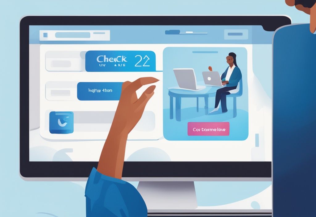 Zufriedener Kunde surft auf der Check24-Website auf einem Laptop mit mehreren positiven Kreditoptionen - Check24 Kredit Erfahrungen