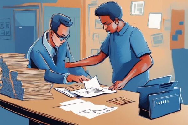 Moderne digitale Illustration in Blau, die zeigt, wie ein Kredit vorzeitig abgelöst wird und die Zinsen bei jeder vorzeitigen Zahlung sinken. Keyword: Kredit vorzeitig ablösen was ist mit den Zinsen.